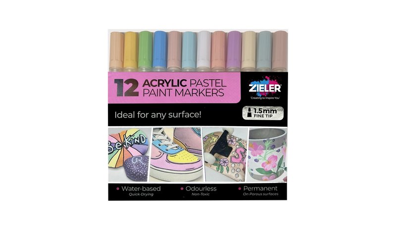 Zieler - Paint Markers Pastel Fine (609299513)