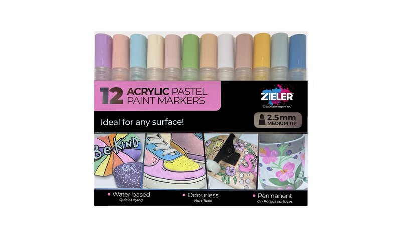 Zieler - Paint Markers Pastel Medium (609299514)
