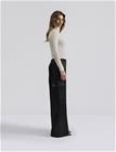 Malina Madilyn Mid High Rise Cargo Pants - Black - M