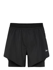 Reebok Performance Running 2 In 1 Short - Black - XL