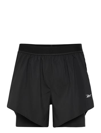 Reebok Performance Running 2 In 1 Short - Black - XL