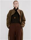 Mango High-Waisted Lyocell Trousers - Brown - 44