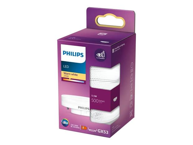 Lamppu LED 5,5W (500lm) GX53 - Philips – kuva 8/8
