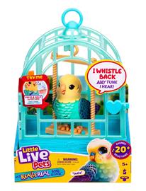 Little Live Pets Little Live Pets My Really Real Bird & Cage Indie - Multi/patterned - ONE SIZE