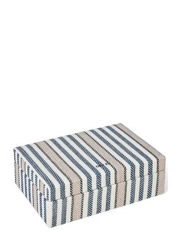 DAY ET Day Stripes Jewelry Case Medium - Navy - ONE SIZE