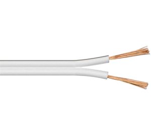 Speaker cable, 100m, White