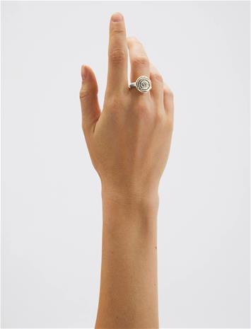 Pernille Corydon Rose Ring - Silver - 55