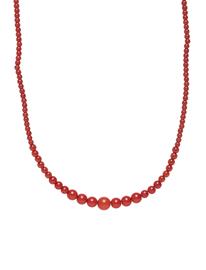 Pieces Pckallna A Necklace - Red - ONE SIZE