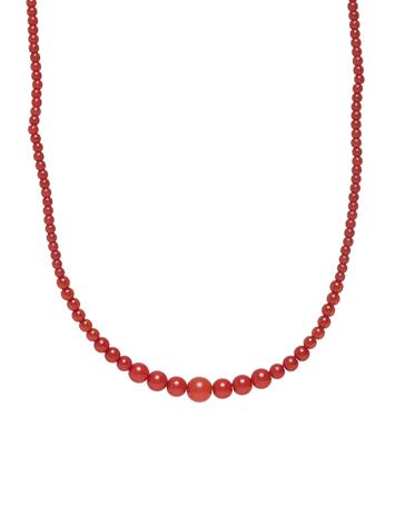 Pieces Pckallna A Necklace - Red - ONE SIZE