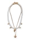 Pieces Pckirstini M Necklace 3-Pack - White - ONE SIZE