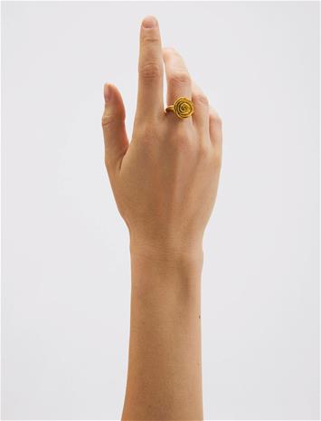 Pernille Corydon Rose Ring - Gold - 52