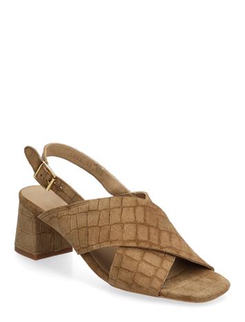 ANGULUS Sandals - Block Heels - Brown - 42