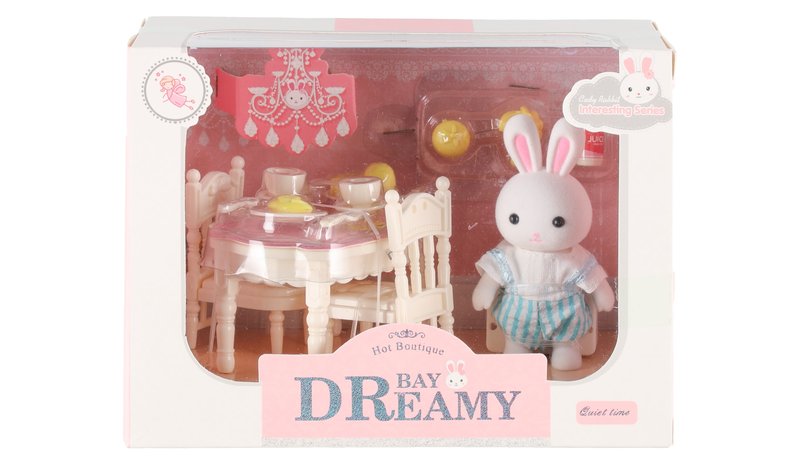 Bay Dreamy Pupu ruokapöytä leikkisetti