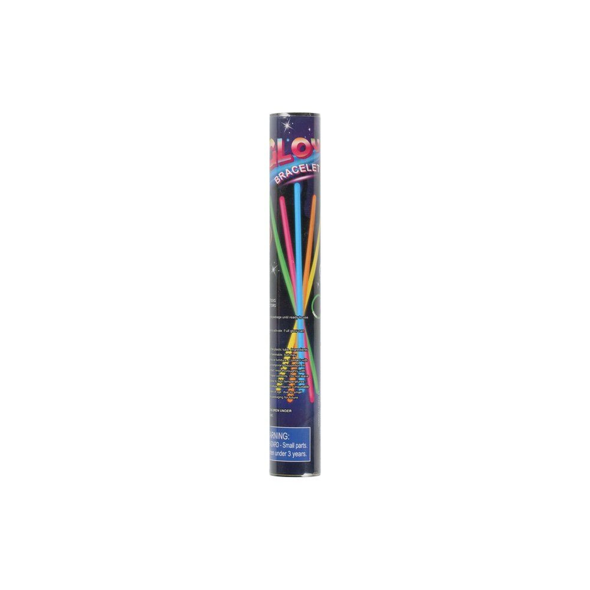 Glow pimeässä hohtava 21,5 cm valotikku 15 kpl pakkaus