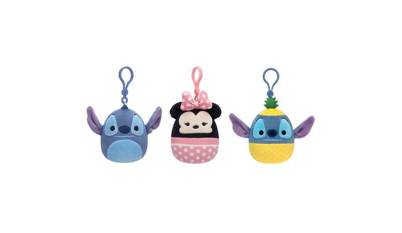 Squishmallows 9 cm Disney klipsipehmo