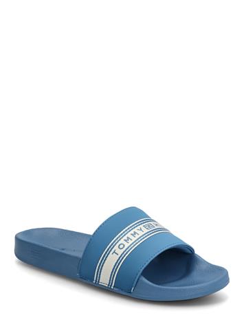 Tommy Hilfiger Th Webbing Pool Slide - Blue - 42