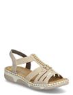 Rieker Rieker Ladies' Sandals 66201-62 Beige - Beige - 42