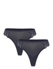 Lindex Brief Thong Reg Blenda Co W La - Navy - XXL