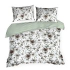 Vuodevaatesetti Eurofirany POS/ST/SPRING/67 satiini, valkoinen, kukkakuvioinen, 220x200, 3-osainen