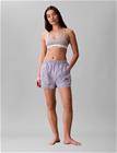 Calvin Klein Ck Graphic Poplin Track Short - Blue - XL