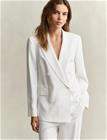 GANT Db Fluid Crepe Blazer - White - 44