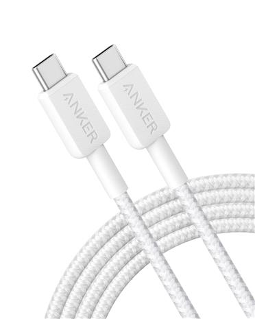 Anker 322 USB-A to USB-C Cable Nylon 1.8M White