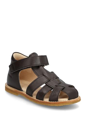 ANGULUS Sandals - Flat - Closed Toe - Brown - 25
