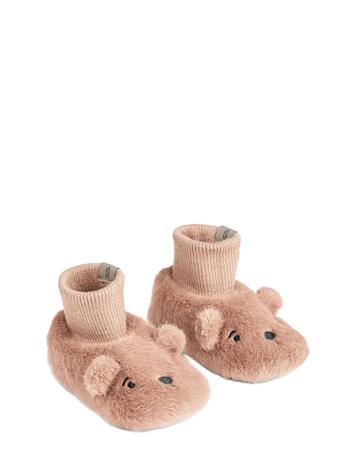 Liewood Beth Bear Plush Slipper Aamutossut Sisäkengät Brown Liewood