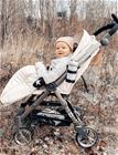 Twistshake Twistshake Tour Seat Liner + Foot Muff Beige - Blue - ONE SIZE