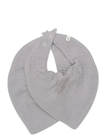 Pippi Bib Muslin (2-Pack) - Grey - ONE SIZE