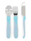 Twistshake Twistshake Learn Cutlery Stainless Steel - Blue - ONE SIZE