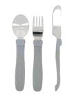 Twistshake Twistshake Learn Cutlery Stainless Steel - Grey - ONE SIZE
