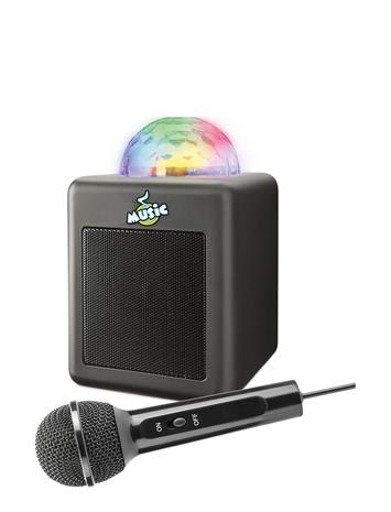 Music Mu Karaoke Bt Disco Speaker W/Mic - Black - ONE SIZE