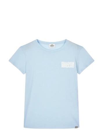 Mads Nørgaard Single Cotton Tuvina Mini Mirror Tee - Beige - 164