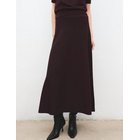 Mango Mango Wool-Blend Knitted Skirt - Burgundy - L