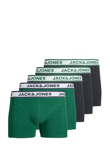 Jack & Jones Jacnolan Solid Trunks 5 Pack Jnr Sn - Green - 176