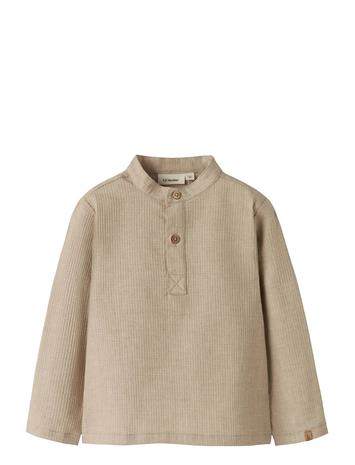 Lil'Atelier Nmmdasher Ls Loose Shirt Lil - Brown - 122-128