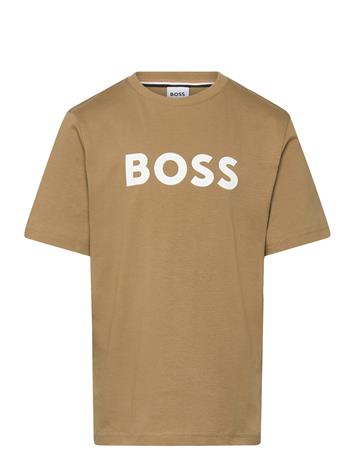 BOSS Short Sleeves Tee-Shirt - Cream - 176