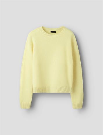 LMTD Nlfbynt Ls Short Knit - Green - 170-176