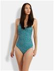 Panos Emporio Ditsy Dots Simi Swimsuit - Green - 42
