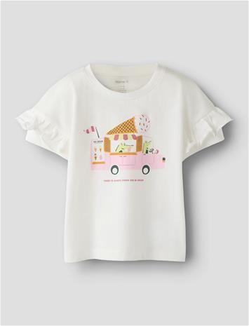 name it Nmfvilena Ss Rlx Top - Pink - 116