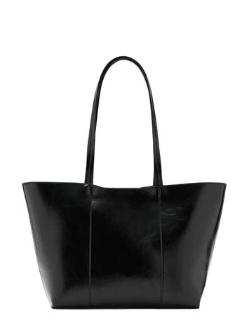 Mango Medium Shopper Bag - Brown - ONE SIZE