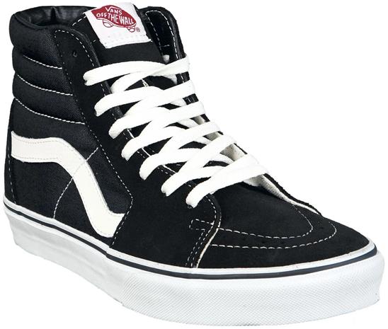 Vans - Sk8-Hi - Varsitennarit - Unisex - Musta valkoinen