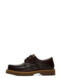 Selected Slhholger Leather Boat Shoe - Brown - 45
