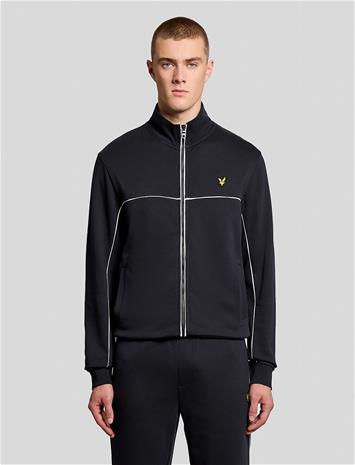 Lyle & Scott Piped Full Zip Track Top - Navy - XXL