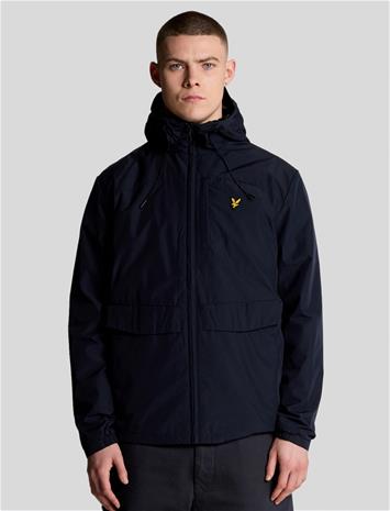 Lyle & Scott Lightweight Hooded Zip Through Jacket - Navy - XXL