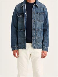 Morris Denim Shirt Jacket - Blue - XL