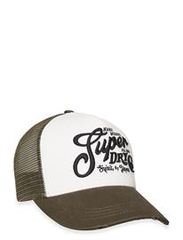 Superdry Mesh Trucker Cap - Khaki green - ONE SIZE