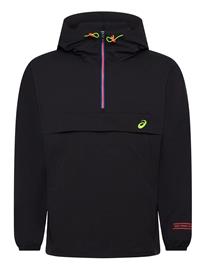 Asics Atc Relaxed Pullover Jacket - Black - S