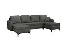 Knocklong 4-sits Hörnbäddsoffa Dark grey -